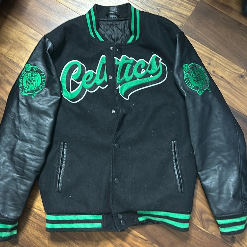Boston Celtics “Black and Green” Varsity Bomber